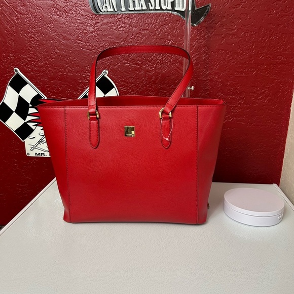 Double M Milano Handbags - Double M Milano Elegant Red Tote Bag